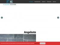 roostkeramik.ch Webseite Vorschau