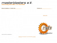 masterblasters.info Webseite Vorschau