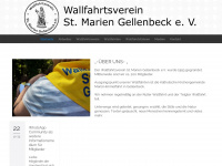 wallfahrtsverein-gellenbeck.de Webseite Vorschau