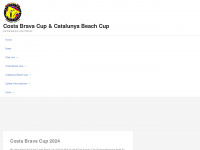 costa-brava-cup.de Webseite Vorschau