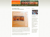 gospelchor-voerden.de Webseite Vorschau
