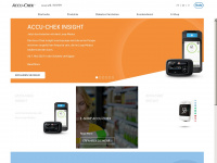 accu-chek.ch Webseite Vorschau