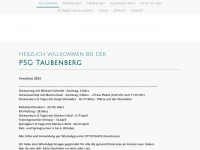 psg-taubenberg.de Webseite Vorschau