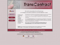 transcontract.de Webseite Vorschau