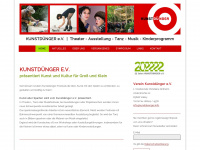 kunstduenger.info Webseite Vorschau