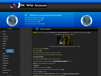 wildanimals.ch Webseite Vorschau