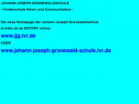 gronewaldschule.de Webseite Vorschau