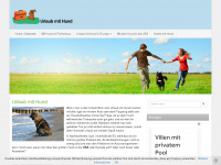 urlaub-mit-hund.org Webseite Vorschau