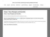 omas-1-euro-rezepte.net Webseite Vorschau