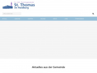 st-thomas-bs.de Webseite Vorschau