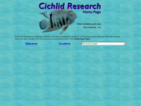 cichlidresearch.com Webseite Vorschau