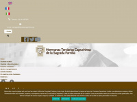 terciariascapuchinas.org Webseite Vorschau