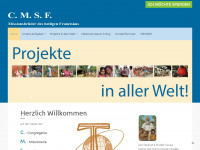 cmsf.de Webseite Vorschau