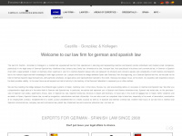castillo-gonzalez.com Webseite Vorschau