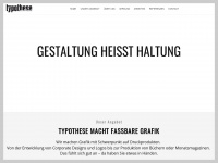 typothese.at Webseite Vorschau