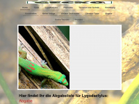 lygodactylus.com Webseite Vorschau