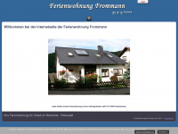ferienwohnung-frommann.de Webseite Vorschau