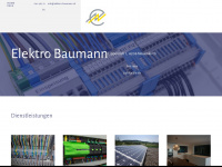 elektro-baumann.ch Webseite Vorschau