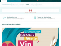 bordeaux.aeroport.fr Webseite Vorschau