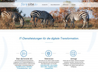 foresite.ch Webseite Vorschau