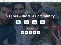 vtxnet.ch Webseite Vorschau