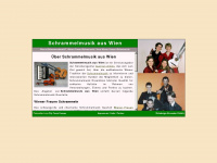 schrammelmusik.com Webseite Vorschau