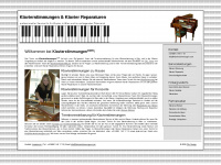klavierstimmungen.com Webseite Vorschau
