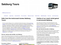 salzburgtours.info Webseite Vorschau