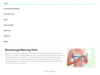 brustvergroesserung-koeln.com Webseite Vorschau