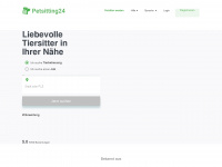 petsitting24.ch Webseite Vorschau