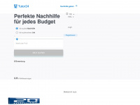 tutor24.ch Webseite Vorschau