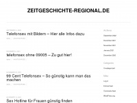 zeitgeschichte-regional.de Webseite Vorschau