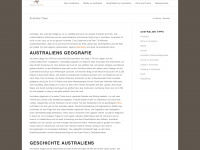 australien-tipps.info Webseite Vorschau