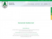 staldenried.ch Webseite Vorschau