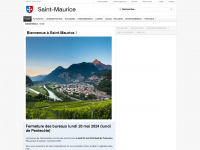 st-maurice.ch Webseite Vorschau