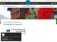 ausserberg.ch Webseite Vorschau