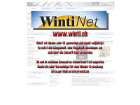 winti.ch Webseite Vorschau