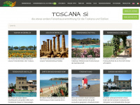 toscana-si.de Webseite Vorschau