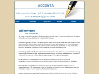 acconta.de Webseite Vorschau