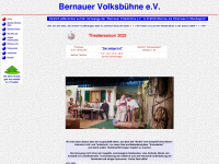 bernauer-volksbuehne.de Webseite Vorschau