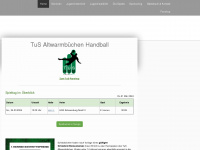 tus-awb-handball.de Webseite Vorschau