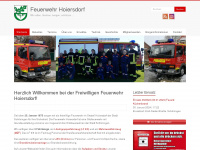 feuerwehr-hoiersdorf.de Webseite Vorschau