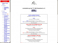 judo-gladenbach.de Webseite Vorschau