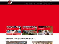 judoclub-petersberg.de Webseite Vorschau