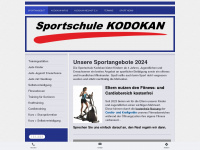 kodokansport.info Webseite Vorschau