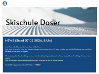 skischule-doser.de Webseite Vorschau