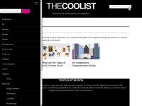 thecoolist.com Webseite Vorschau