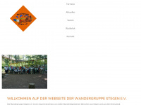 wandergruppe-stegen.de Webseite Vorschau
