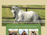 wolfsberg-western-horses.de Webseite Vorschau