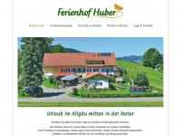 ferienhof-huber-steibis.de Webseite Vorschau